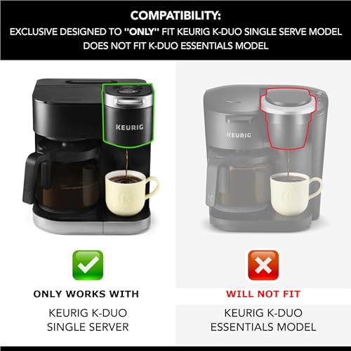 image for COSPARX 12-Cup Carafe Replacement Only Compatible with keurig-K Duo Si