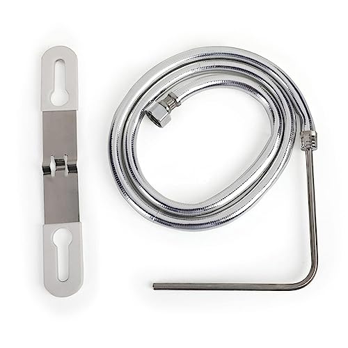 Image of Bidet Spray Portable Ennius Jet Spray for Toilet with 1 Mtr Tube for - Western Toilet Commode | Toilet Jet Spray with Round Nozzle | Bathroom Jet Spray - for Bathroom Commode & Indian Toilet Seat