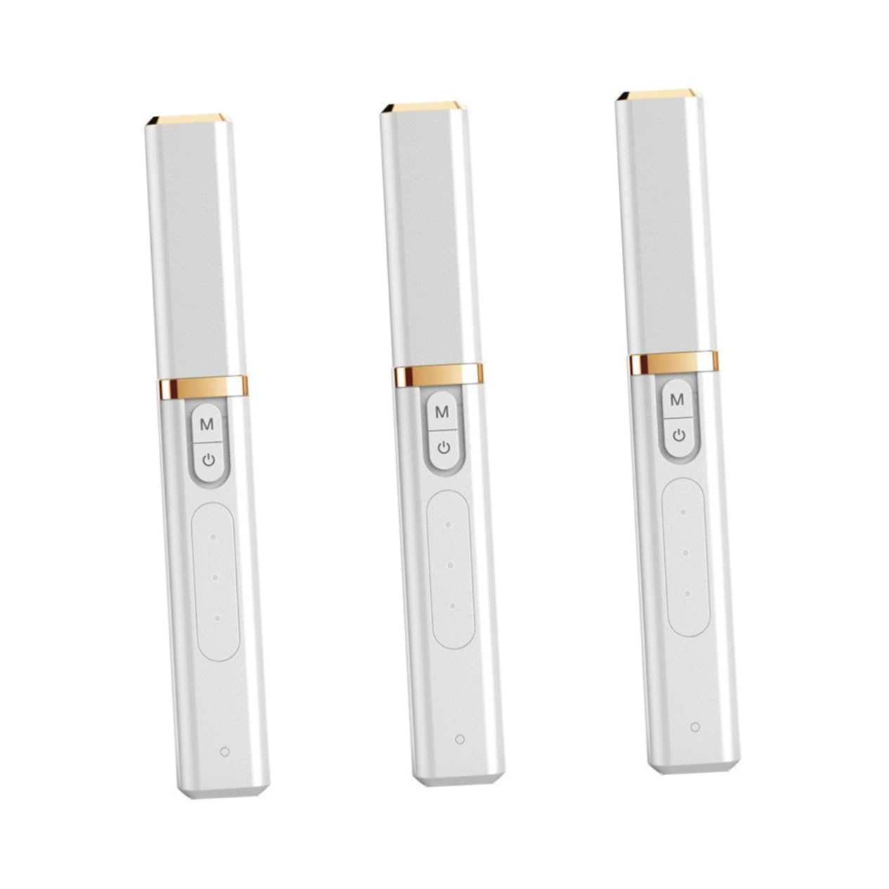Beavorty 3 Piezas rizador de pestañas de maquillaje accesorios para pestañas cepillo de pestañas cabellos ondulados rizador de pestañas eléctrico rizador de calefacción USB AbS