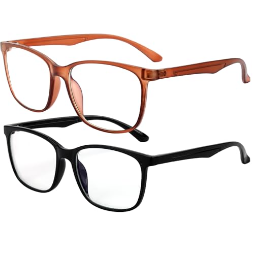 BOSSWIN Blue Light Blocking Glasses Square Fashion Computer/Gaming/TV/Phone-Blue Light Filtering for Men and Women