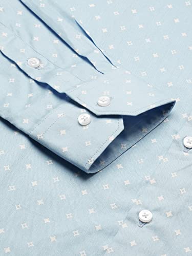 Image of Diverse Men's Cotton Printed Full Sleeve Regular Formal Shirt