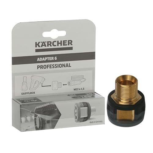 Image of Masterpart Pressure Washer Adaptor 6, TR22IG-M22AG, Connects Old Hose To New Machine & Gun To Fit Karcher HD 10/15-4, HD6/13, HD8/18 4.111-034.0