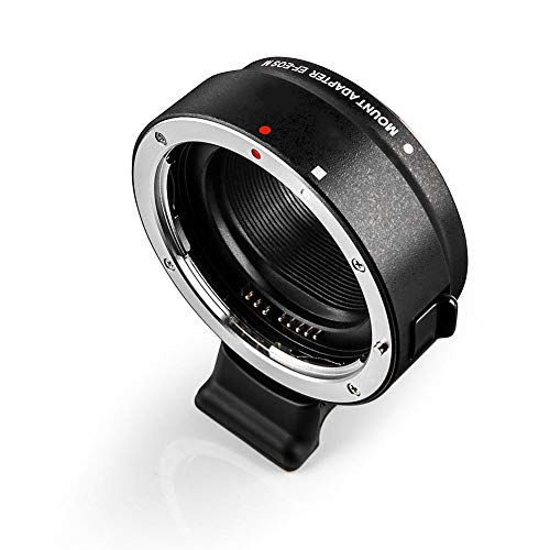 Adaptador de lente, EF-EOS M AF Auto Focus Anti-Shake Lens Adaptador para lente Canon EF EF-S para c