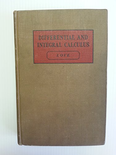Differential and integral calculus,