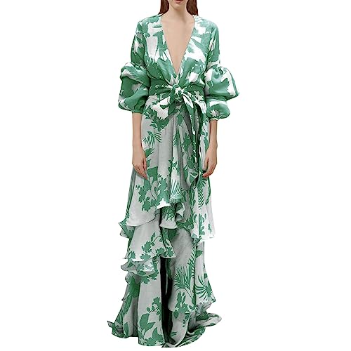 Robe de bal longue et légère pour masquer les complexes en été - 3