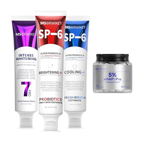 10 Best Toothpaste Tablets That Will Change Your Oral Care Routine 8 Toothpaste Set - Probiotic Whitening and Fresh Breath