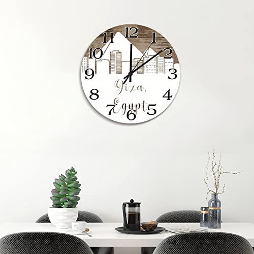 Horloges murales rondes grand format 38,1 cm de style ferme - 6