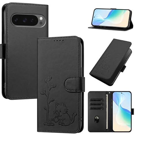�X�}�z�P�[�X �Ή��@�� for Google Pixel 9 Pro XL / 10 Pro XL�yPU���U�[�� �}�O�l�b�g�J�� ���z �J�[�h�E�������[ �X�^���h�@�\�t���zBlack