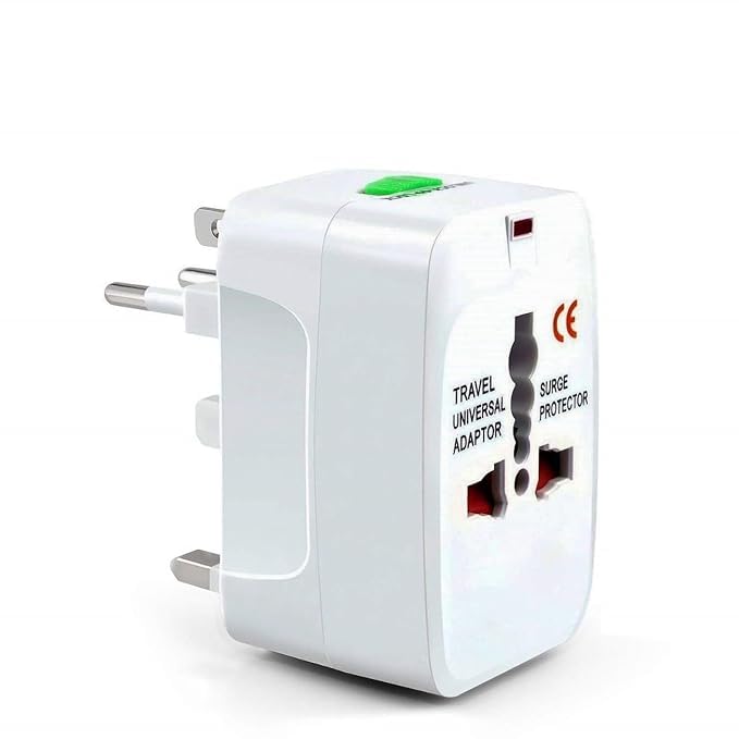 NBR Universal Travel Adapter Plug - International Multipurpose All-in-One Solution for US, AUS, UK, EU, Europe, North/South America & 150+ Countries (Rectangle)-image-34