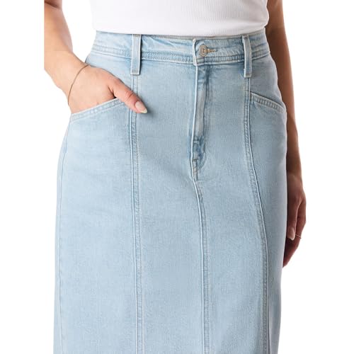 Levi Strauss Signature Gold Women's Heritage '95 Seamed Skirt, (New) Seams True, X-Small - image 5
