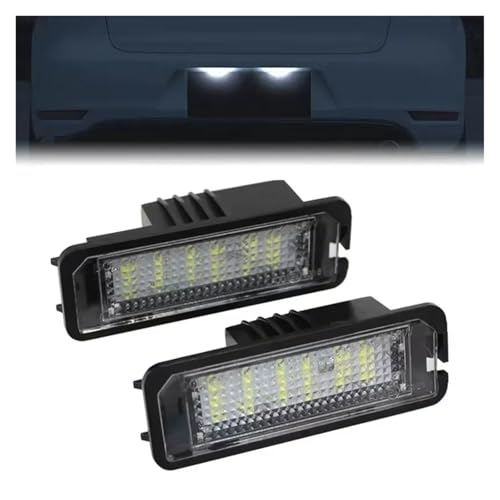 Luz placa matrícula LED coche lámpara trasera para Golf MK4 MK7 Passat Scirocco 5