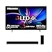 Hisense Bundle of 65E7Q PRO Fehrnseher,65 Zoll, 4K UHD QLED, Smart TV + HS2100, 2.1 Kanal Soundbar, 240W max Audio Power,Dolby Audio, DTS Virtual:X, Ultra-Slim Wireless subwoofer, TV Mode, EzPlay