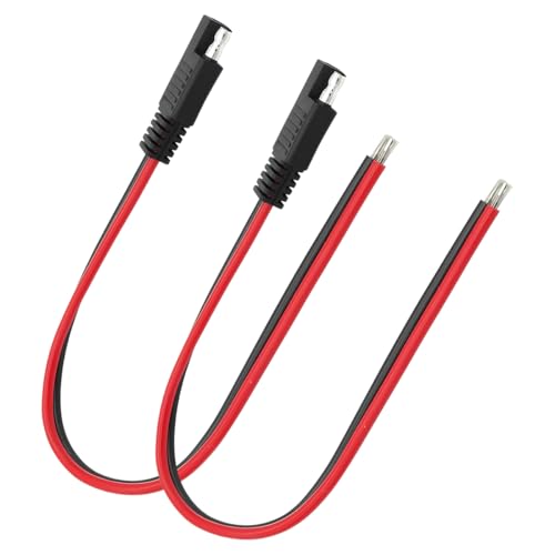 Mandark 2PCs Car Extension Cable 10AWG Quick Disconnect Wire Harness Plug with SAE Connector Universal Vehicle Extension Cable for Trolling Solar Panel Motor