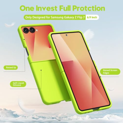 Coque gel silicone pour Galaxy Z Flip 7 contre les rayures