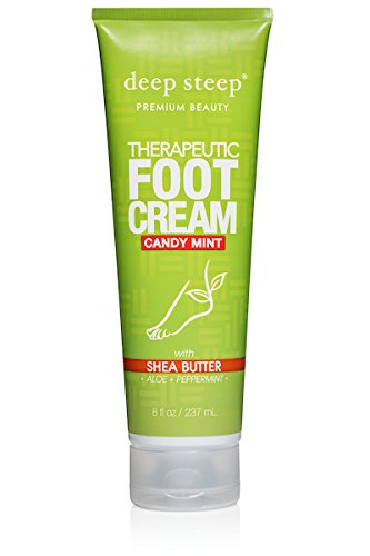 Deep Steep Deep steep therapeutic foot cream, candy mint (8 ounce)