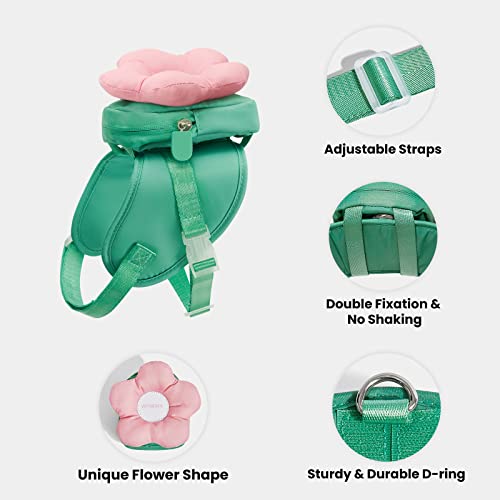VETRESKA Dog Harness and Leash with Collar Set, No Pull Flower Pet Vest Harness, Adjustable Easy Control Dog Vest for Small Medium Large Dog-Mini