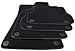 Produktbild kfzpremiumteile24 Fußmatten / Velours Automatten Original Qualität Stoffmatten 4-teilig schwarz Einfassung Lederrand