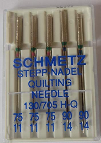 SCHMETZ - Schmetz Aiguilles pour machine à coudre et matelasser, tailles assorties : 75/11 et 90/14