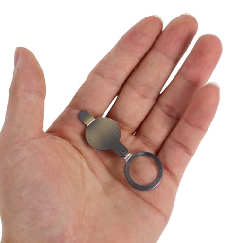 Gadpiparty 4 piezas Cubiertas para mirillas de cobre Protector para visor de puerta Privacidad Seguridad para apartamento y hoteles miniatura 3