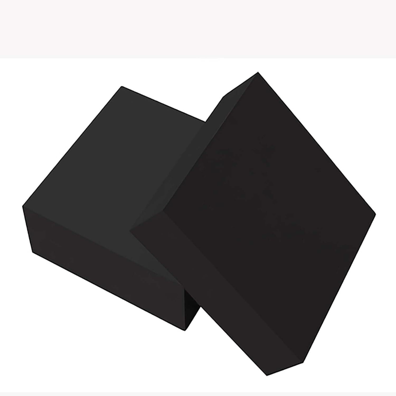 Rubber Anti-Slip Shock Absorption Mat for Furniture, Machinery, DIY Projects 2 Pcs.(10mm)