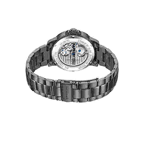 Image of Kenneth Cole Automatic Green Dial Grey Stainless Steel Strap Watch for Men - KCWGY0064001MN