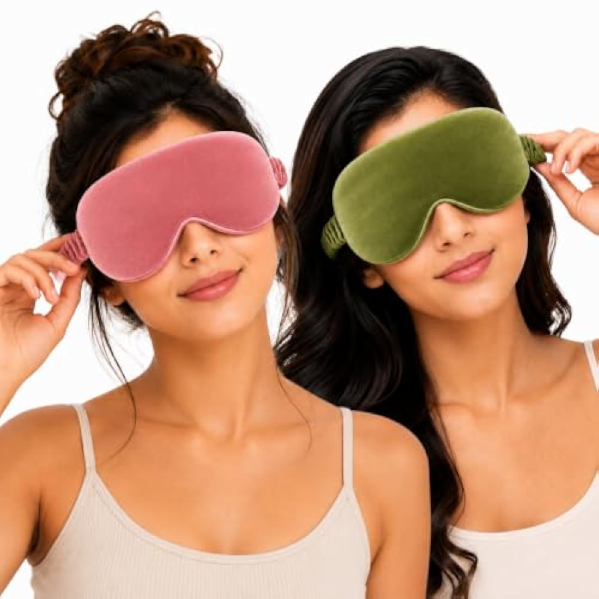 Eye Sleep Mask for Men & Women Soft Light Blocking Adjustable Strap