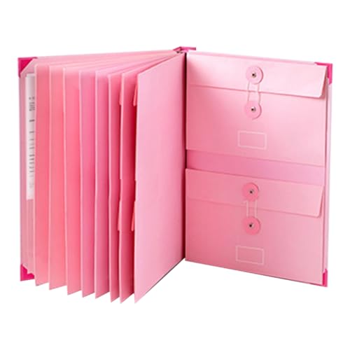 Trieur Compartiments A4 Folio, Rangement Papier Administratif, Extensible Classeur A4 Range Document Bureau, Trieur Document Organiseur De Dossiers Rande Capacité