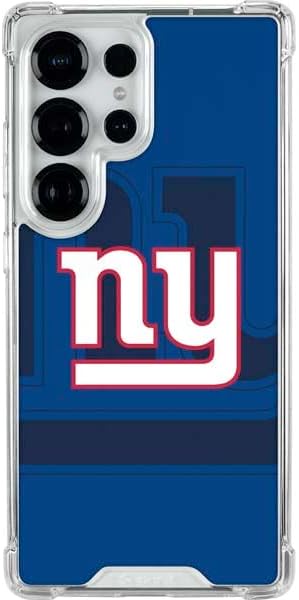 Skinit Clear Phone Case Compatible with Galaxy S25 Ultra - Officially Licensed NFL New York Giants Design