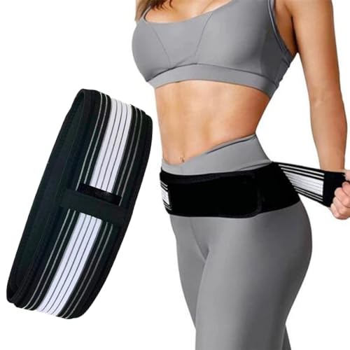 EODKSE 1pcs Cinturón, Cinturón Lumbar terapéutico Ajustable para Hombres y Mujeres, para aliviar Dolor de ciática y Apoyo de Espalda Baja, Ideal para Cadera y Pelvis nervio ciático