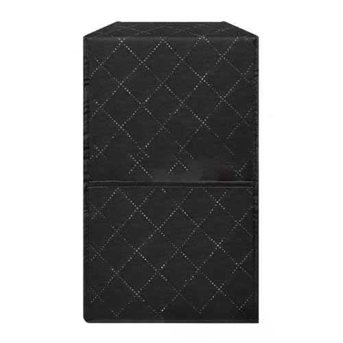 Alnicov Schwarze Staubschutzhülle für Mixer, Entsafter für Küchengeräte, staubdichte und waschbare Abdeckung mit Tasche zum Schutz der Küchenarbeitsplatte