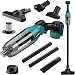 Produktbild Akku Staubsauger für Makita 18V Batterie, 24000Pa 4-in-1 Multifunktionaler Staubsauger, 0.6 L Staubbehälter, Bürstenloser Motor mit 4 Verschiedene Düsen, für Zuhause und Auto (ohne Batterie)