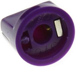 KAISH 10pcs Guitar AMP Effect Pedal Knobs Pointer Knob with Set Screw Purple image 2