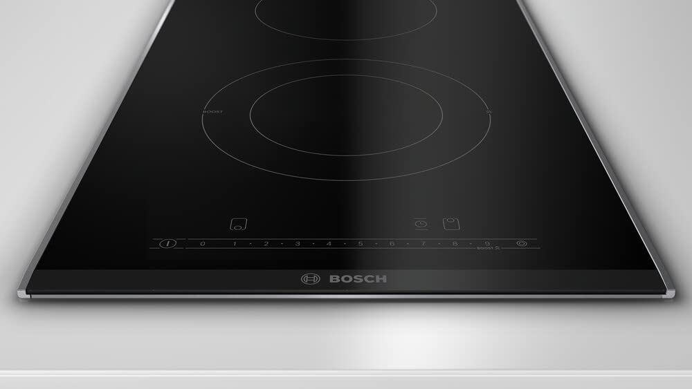 Bosch Serie 6 PKF375FP2E Domino-Glaskeramik-Kochfeld 30 cm PowerBoost DirectSelect Schwarz