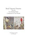 Bead Tapestry Patterns Peyote Two Winter Birds Cardinals In The Woods