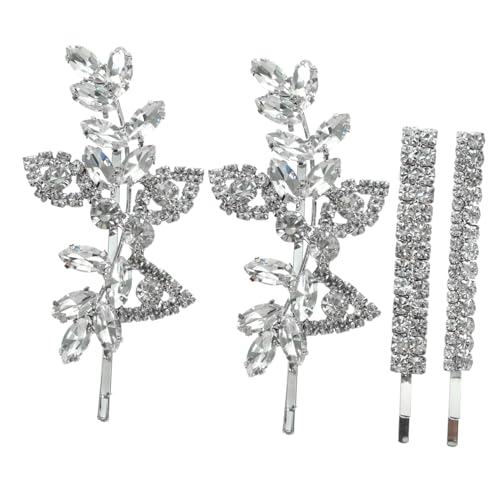 Pinces cheveux mariée argenté accessoires cheveux femme pour chignon mariage et fête