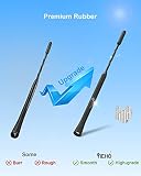 YIEHO Potężna antena samochodowa - uniwersalna antena samochodowa do wszystkich modeli samochodów - antena radiowa samochodowa z wysokiej jakości odbiorem Dab FM - Antena dachowa samochodowa 24,5 cm