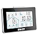 Produktbild Nasharia Wetterstation Funk mit Außensensor, Große Digtal LCD-Anzeige Thermometer Hygrometer batteriebetrieben Weiße Hintergrundbeleuchtung Innen und Außen luftüberwachungs Thermometer und Hygrometer