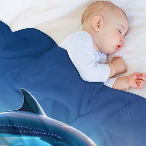 Couverture super douce et moelleuse dauphin pour des nuits cocooning