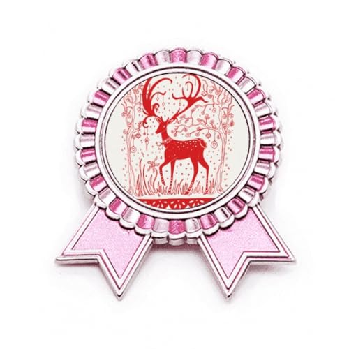 Broche cerf dessin animé pour égayer une tenue trop sobre