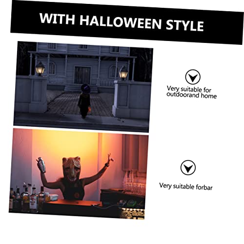 TOGEVAL 8pcs Balloon Latex Balloons para Cuartos Pumpkins Decor Halloween Balloons Foil Kids Hallowe