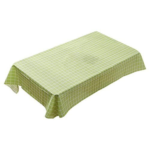Mantel Antimanchas Cuadros, Mantel Mesa Rectangular, Manteles de Mesa Impermeable, Mantel Hule Mesa Rectangular, Tacto Tela Moderno, 140X90 CM para Cenas, Restaurante, Fiestas, Comedor
