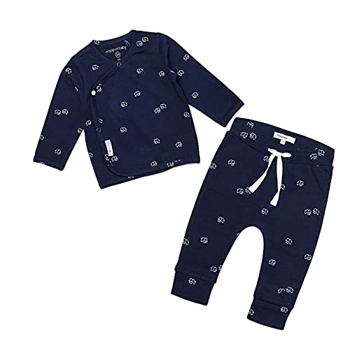 Noppies Baby - Jungen Strickjacke Cardigan Jersey Joke mit Kunstpelz gefüttert (2 Set (Rahim), 68)