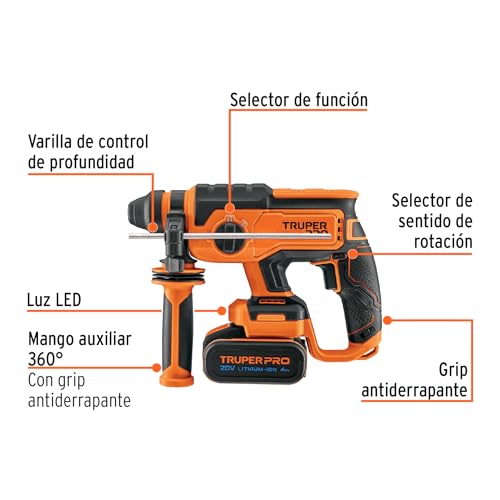 Taladro cincelador Truper 9 taladro cincelador truper marca TRUPER (2)
