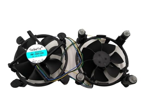 STYOZDH Ventilador para Intel E97375-001, E97378-001, E97379-001, para Delta 0.6A, NIDEC .28A, para FOXCONN .17A, Conector de 4 Pines para CPU 1155/1150/1156 Piezas de Repuesto
