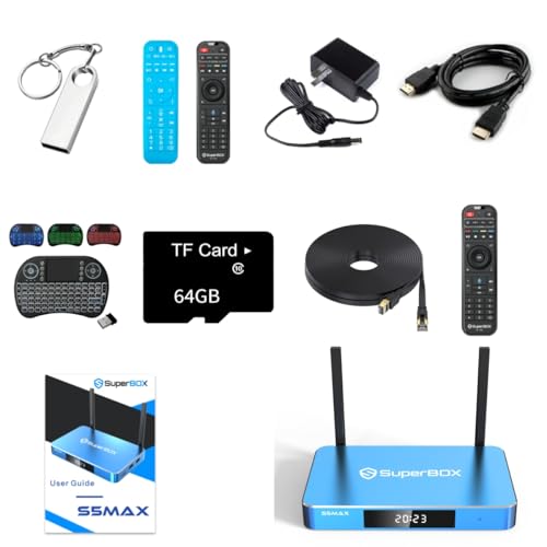 2025 New Super Box S5-Max, Built in Voice System, 4GB RAM + 64GB ROM