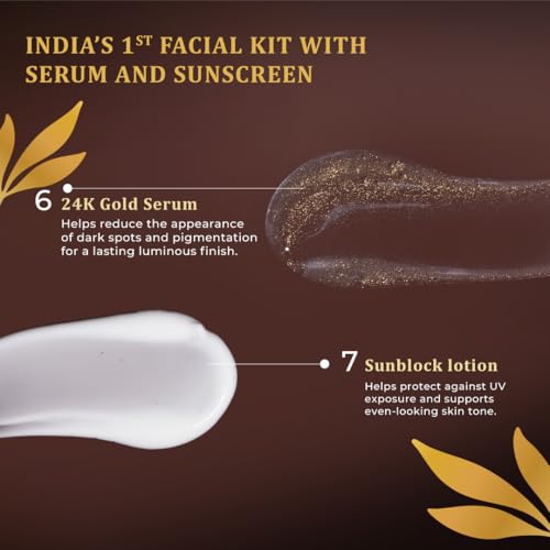 Image of Fem Glass Glow Facial Kit with 24K Gold & Niacinamide - 35ml | Instantly Brightens & Revives Glow | Reduces Dullness & Dark Spots | Deeply Nourishes, Purifies Pores & Firms Skin