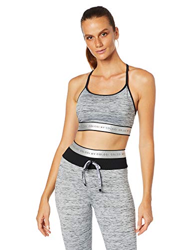 Top Detalhe em Tela, Colcci Fitness, Feminino, Preto/Cinza, G