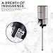 Ivation Stainless Steel Wine Aerator & Dispenser Set | Electric Battery-Operated Universal Wine Spout with Automatic Button Dispenser, Aeration Control, Stainless Steel Extension Rod & Storage Stand