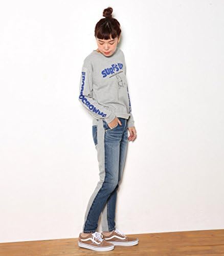 Amazon ロデオクラウンズ ワイドボウル Rodeo Crowns Wide Bowl デニム コンビ テーパード パンツ 4bsr12 0090 レディース ブルー Xs ジーンズ 通販