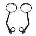 Being funny A Pair of Glass Bike Mirrors Cycle Mirrors 360 Rotation Bike Rear view Mirror for Bicycle Mountain Bike